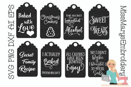 Food Gift Tag Set