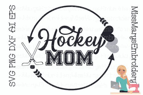 Hockey Mom SVG 2