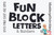 SVG Block Letters 
