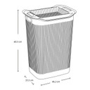 Hamper 13.2 Gal Gris