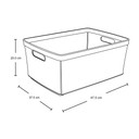 Canasta Fique Large 8 Gal Menta