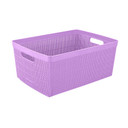 Canasta Fique Large 8 Gal Lavanda