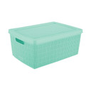 Canasta Fique 13.5 L Menta
