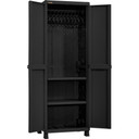 Armario Para Ropa Rattan Negro