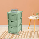 Cajonero Shia 3 Gavetas Verda Salvia