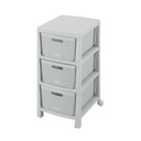 Cajonero Fique 3 Gavetas Gris