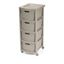 Cajonero Shia 4 Gavetas Cemento