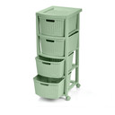 Cajonero Shia 4 Gavetas Verde Salvia