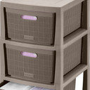 Cajonero Fique 4 Gavetas Mocca