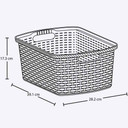 Canasta Shia Alta 12 L Mocca