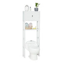 Estante Para Baño Con Puertas Blanco