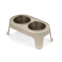 Plato De Comida Para Perro Pequeño Taupe