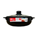 Caldero Aluminio Con Tapa De Vidrio 24 Cms