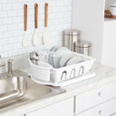 Escurridor Blanco con Bandeja Pequeño