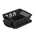 Escurridor Negro con Bandeja Pequeño