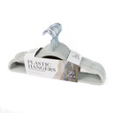 Plastic Hangers With Notches 20 Pack