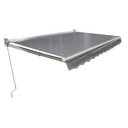 Toldo Retratctable 12x10' Vinyl Gris