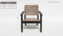 Set patio portillo 4 pc