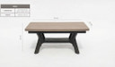 Set patio portillo 4 pc