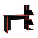 Escritorio Gamer Agon Negro/Rojo