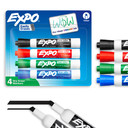 Marcadores Borrables para Pizzara Expo Colores Surtidos Chisel tip 4pack