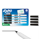 Marcadores Expo Punta Fina Tinta Negro 4 pack