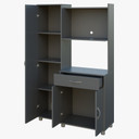 Mesa Cocina Gris Oscuro