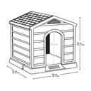 Casa Para Perros Grande Gris Claro