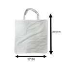 Plain Canvas Tote Bag 17"x17"