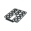 Empaques de 10 PVC antifuga para manguera, Truper