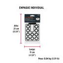 Empaques de 10 PVC antifuga para manguera, Truper