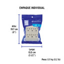 Multiplug 6 entradas cuadrado