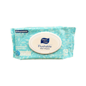 Flushable Wipes 50ct