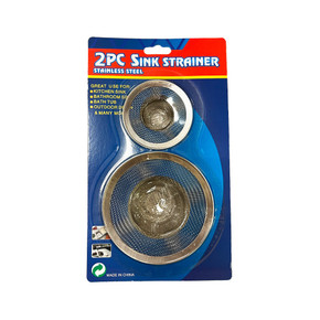 2 pc Sink Strainer