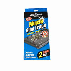 Cleanhouse  Jumbo Mouse Glue Traps 2 pk