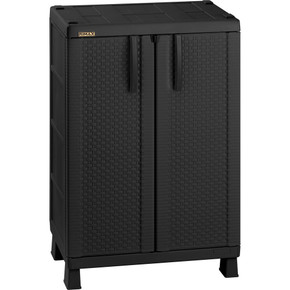 Armario Mediano Rattan Negro