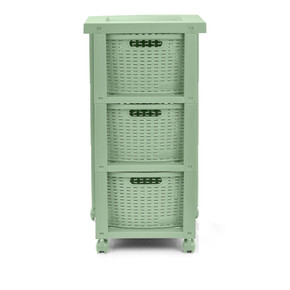 Cajonero Shia 3 Gavetas Verda Salvia