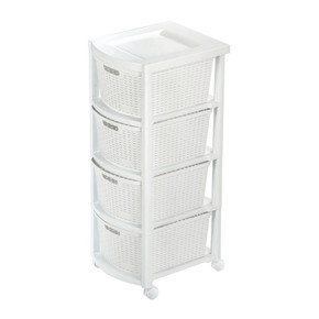 Cajonero Shia 4 Gavetas White