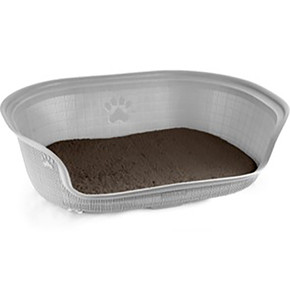 Cama Para Perro Gris