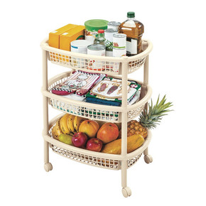 Canasta Movil Ovalada Taupe