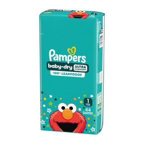 Pampers Baby Dry #1  44 diapers