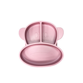 Plato de Silicona para Bebes, Mono
