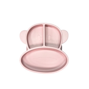 Plato de Silicona para Bebes, Mono