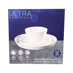 Juego de vajilla de 12 piezas de ceramica fina.