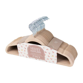 Velvet Hangers cherry cream 25 pack