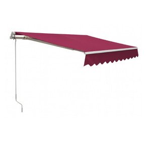 Toldo Retratctable 9x6' Burgandy