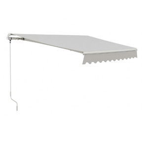 Toldo Retratctable 9x6' Gris Claro