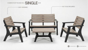 Set patio portillo 4 pc