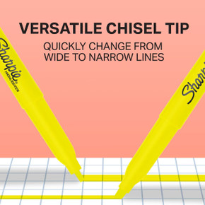Highlighter Sharpie Narrow Chisel 2pack