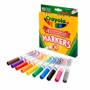 Marcadores Crayola 10 ct